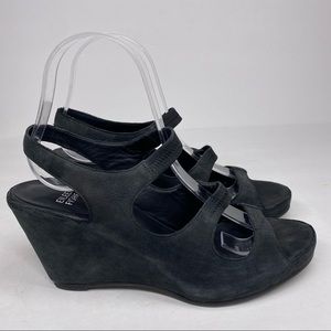 Eileen Fisher Multi Strap Wedge Sandal 8.5